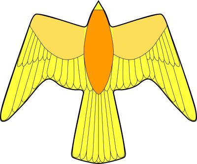 翼長88ｃｍ高高度仕様ハヤブサ急降下（黄）タイプ